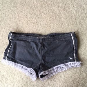 ‼️3 for $20 Abercrombie kids gray shorts lace
